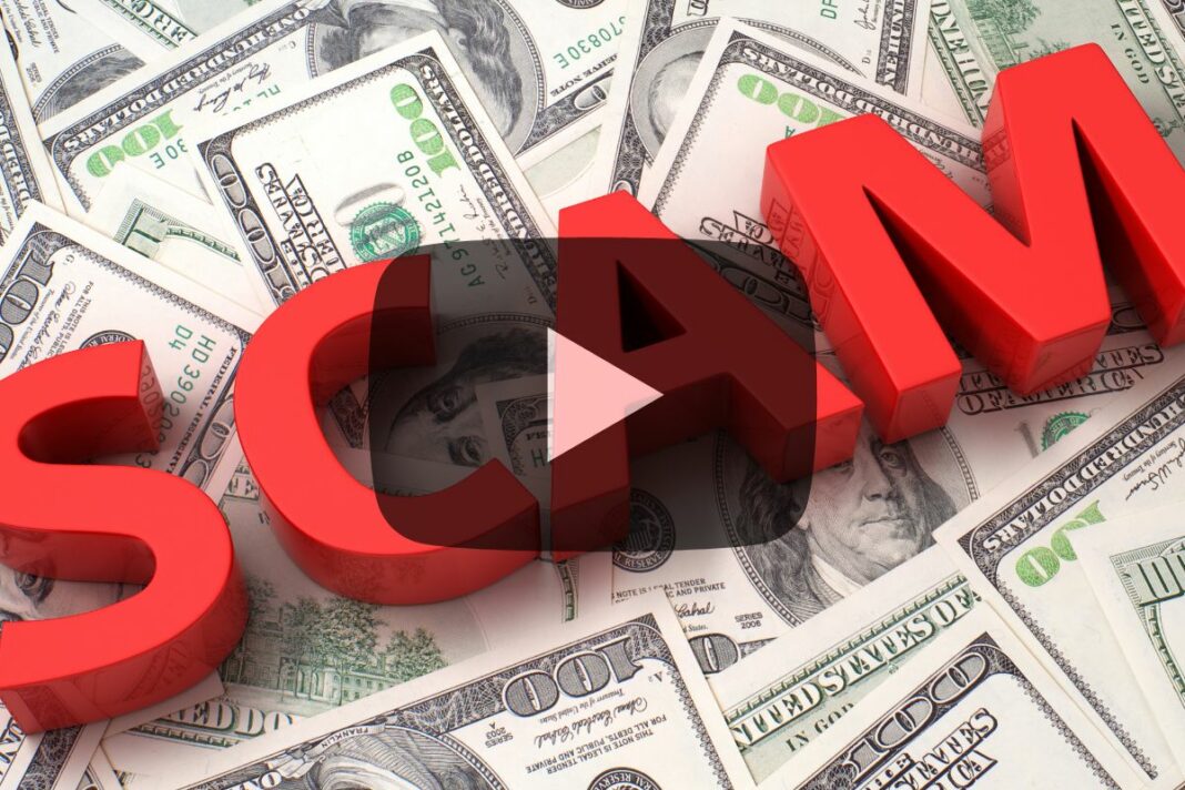 Une arnaque à la cryptomonnaie XRP stoppée par YouTube - canva